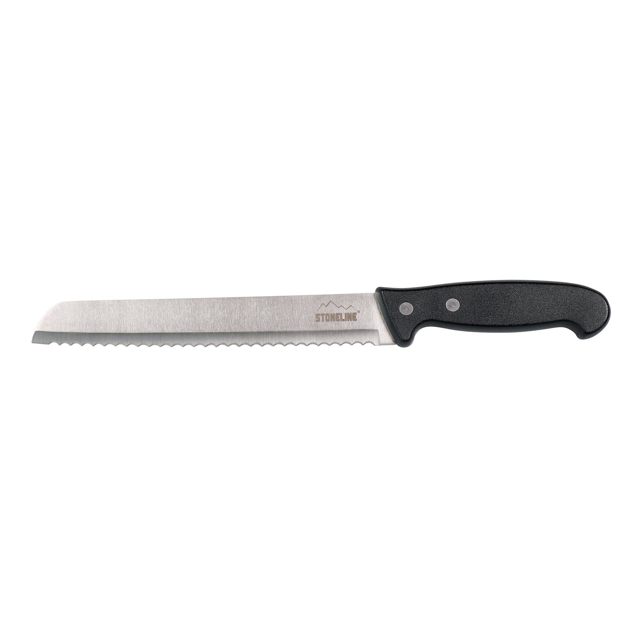 STONELINE Brotmesser, Edelstahl rostfrei, mit Klingenschutz, Designed in Germany