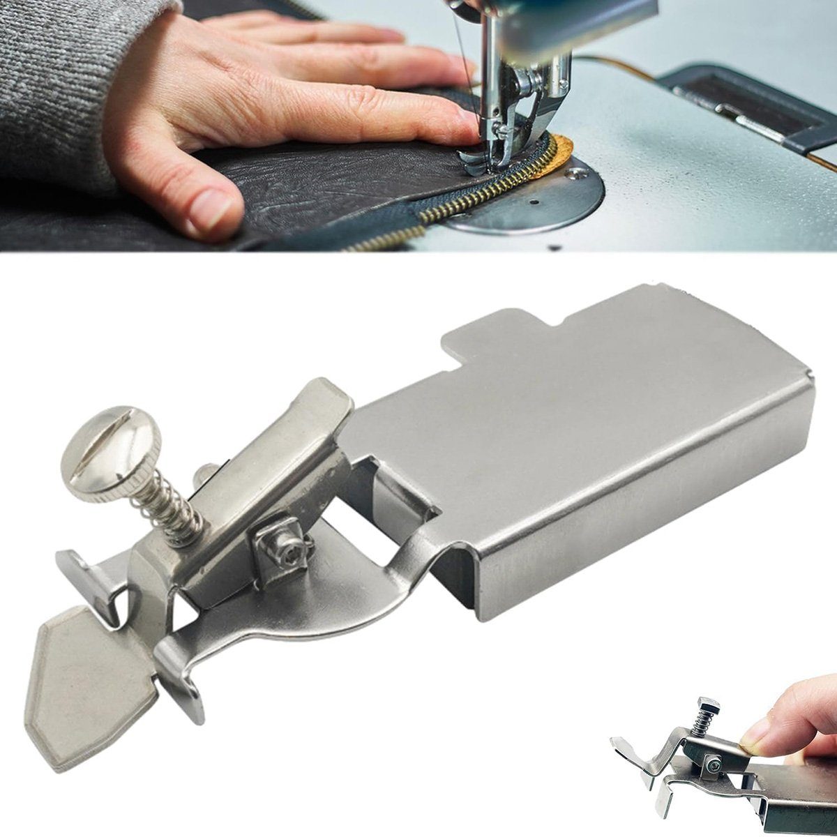 flowgoer Möbelbeschlag Magnetische Nahtführung für Nähmaschine (1 St), Universelle Nähmaschinenaufsätze für Nähfuß-Nähmaschinen
