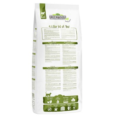 Greenwoods klumpende Katzenstreu aus Pflanzenfasern