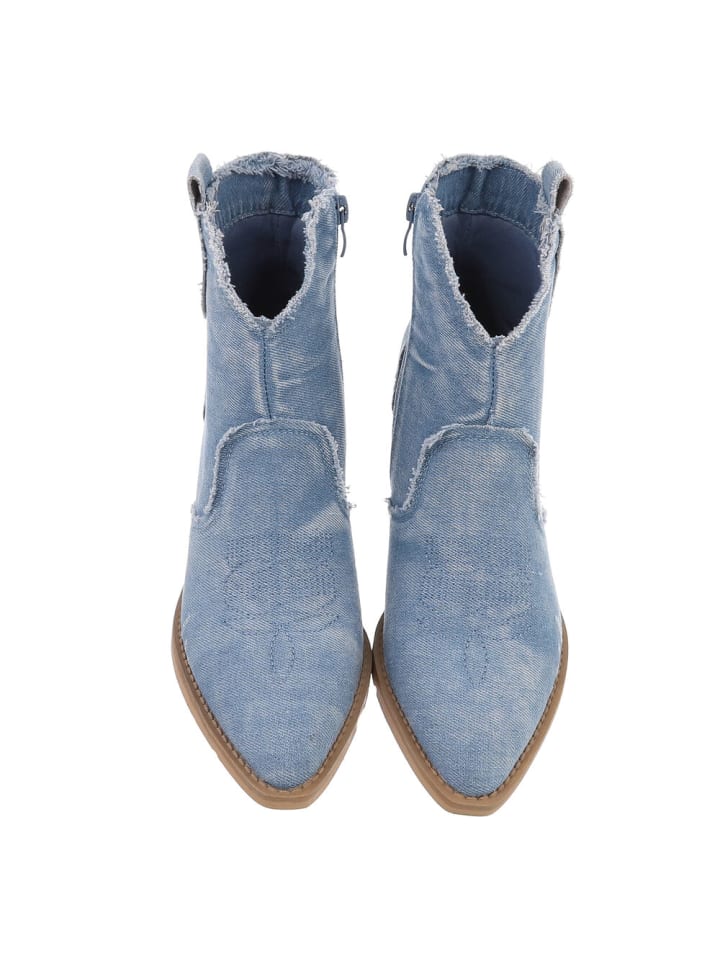 Ital-Design High Heel in Hellblau günstig kaufen