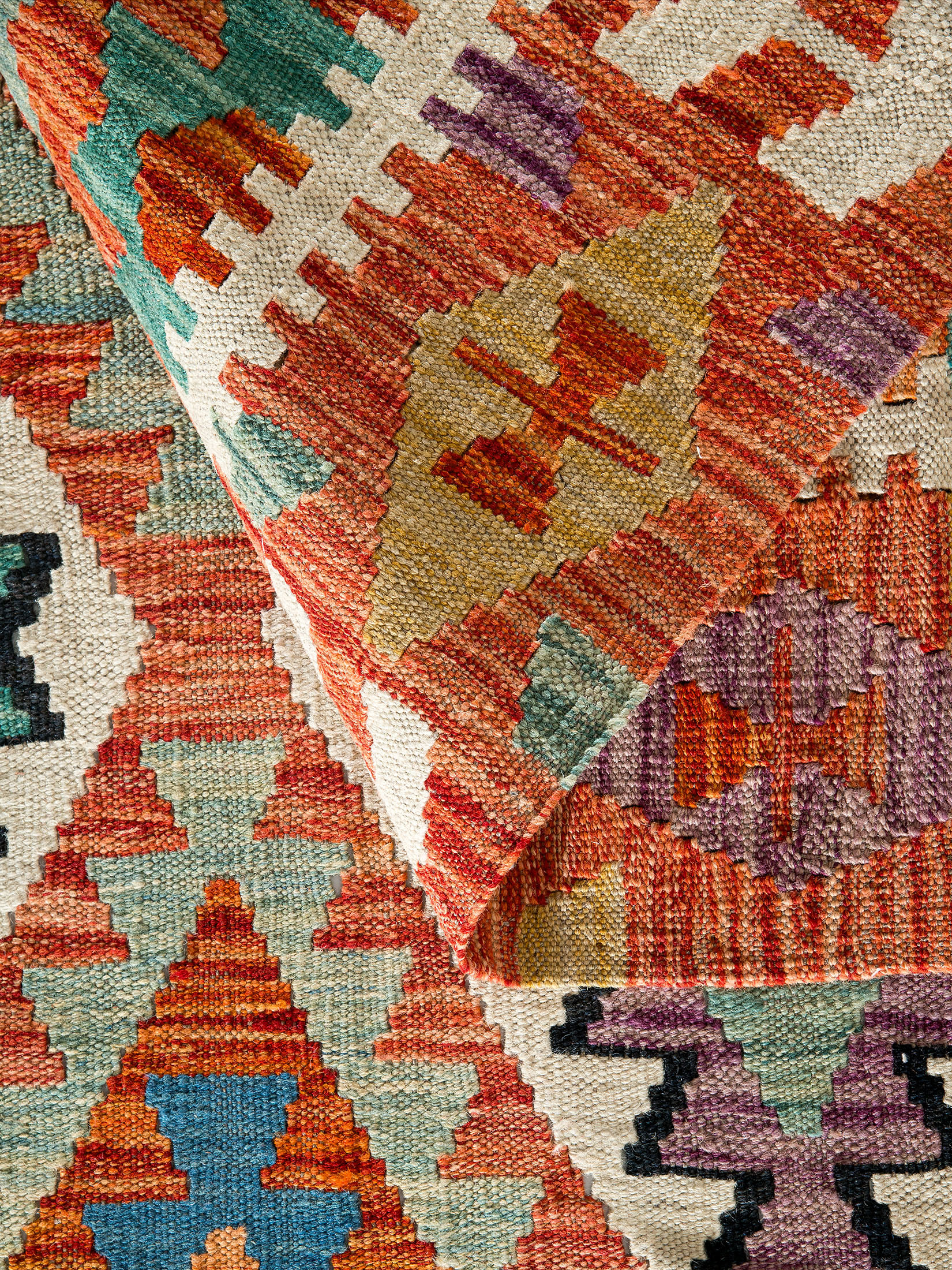 Afghan Kelim ca. 200 x 295 cm, Unikat / Einzelstück