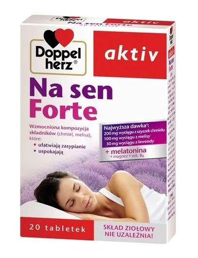 Doppelherz Aktiv Na Sen Forte, dodatak prehrani koji poboljšava kvalitetu sna, tablete