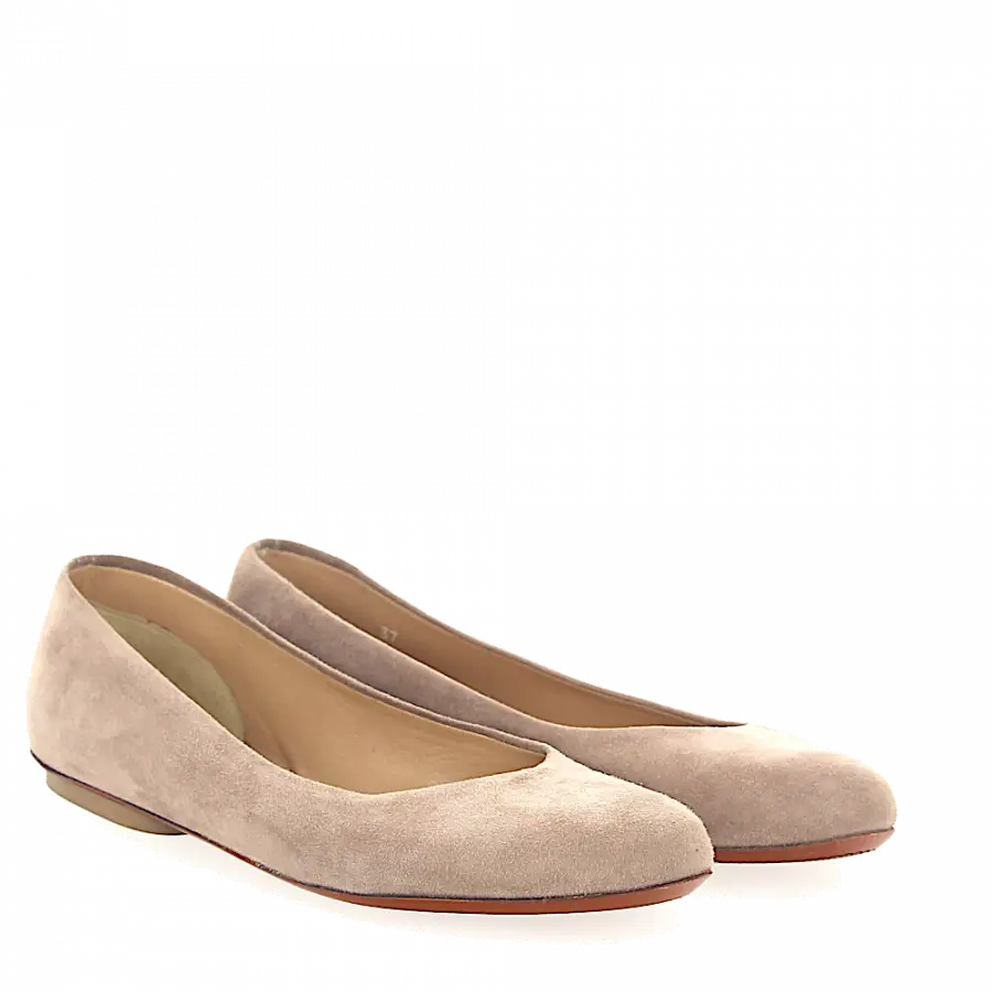 Truman's - Ballerinas Klassisch 7362 Veloursleder beige - beige
