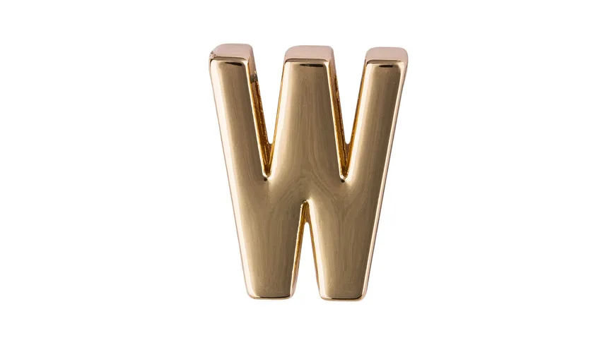 OHLALA! Golden Letter W für Personalize Cover & Sleeve