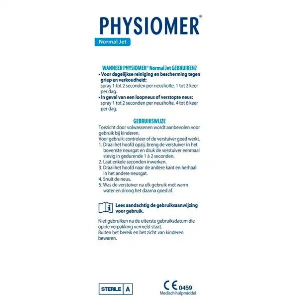 Spray Nasal Physiomer Normal Jet - Dispositivo Médico - 135ml
