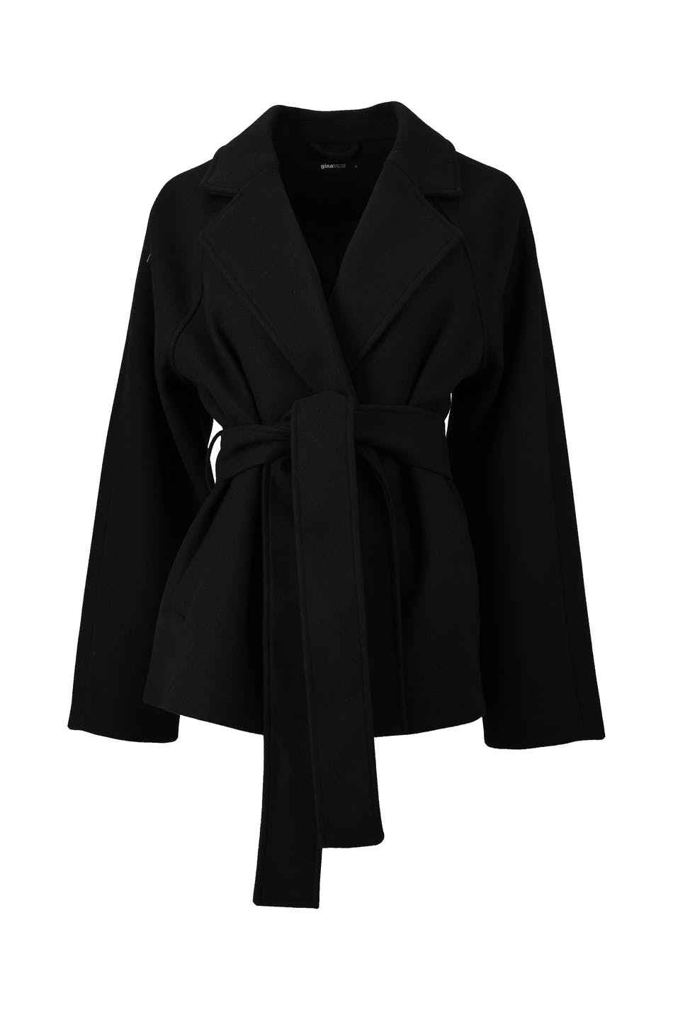 Belted short coat