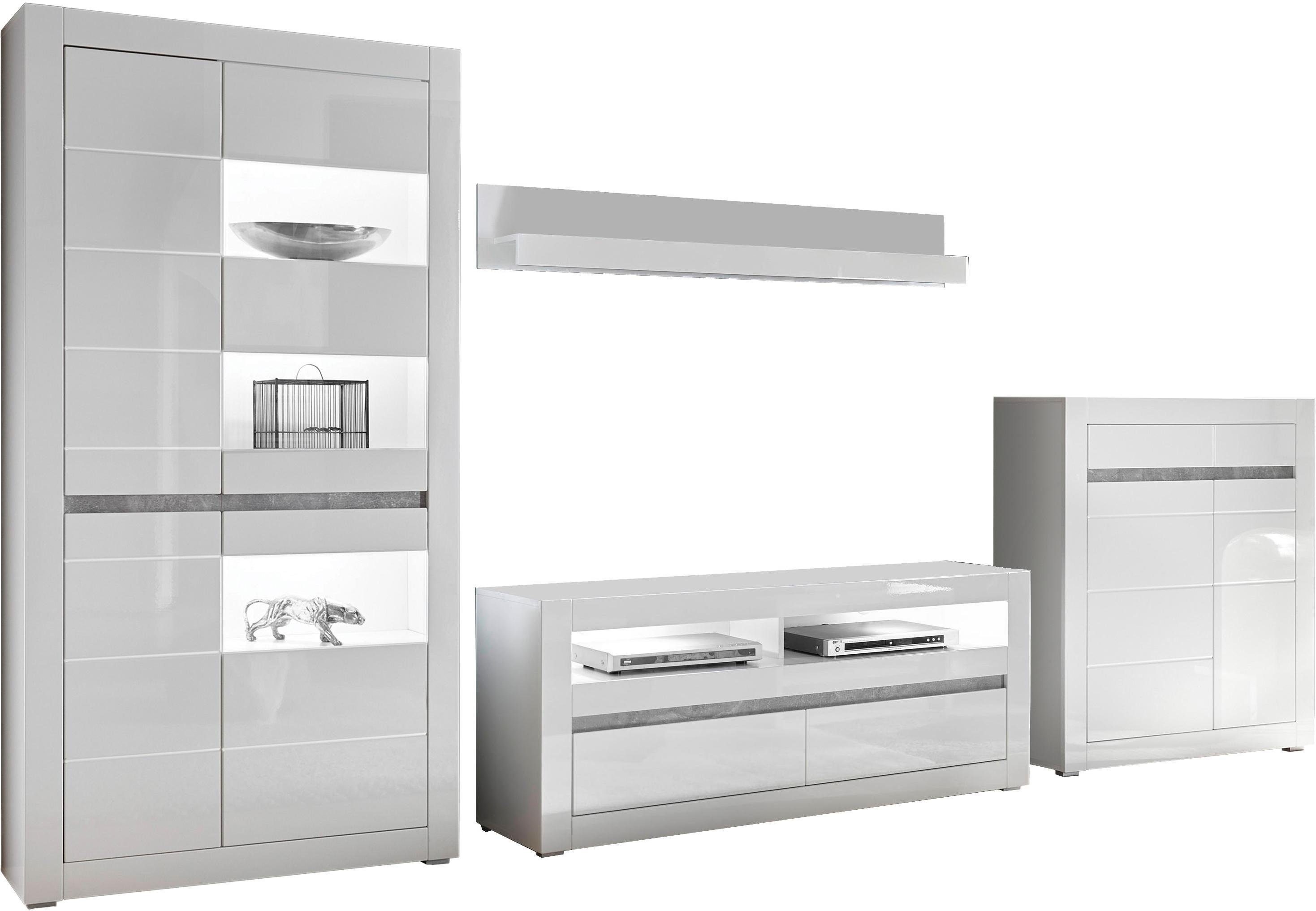 INOSIGN Wohnwand Carat, (Set, 4-St)