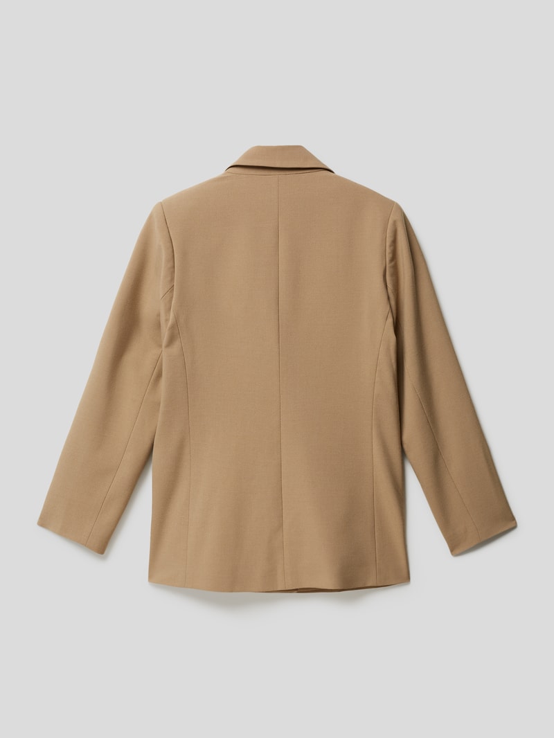Blazer mit doppelreihiger Knopfleiste in ecru