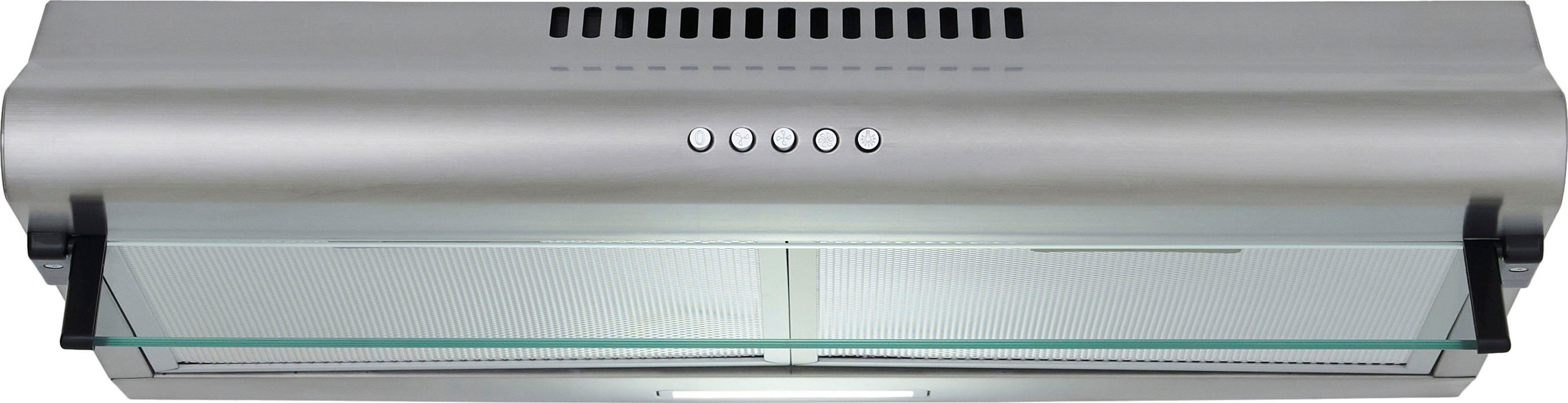 RESPEKTA Unterbauhaube Serie Tilla CH 1259 IXC N, 60 cm, 3 Leistungsstufen, LED-Beleuchtung, Ab- und Umluftfähig