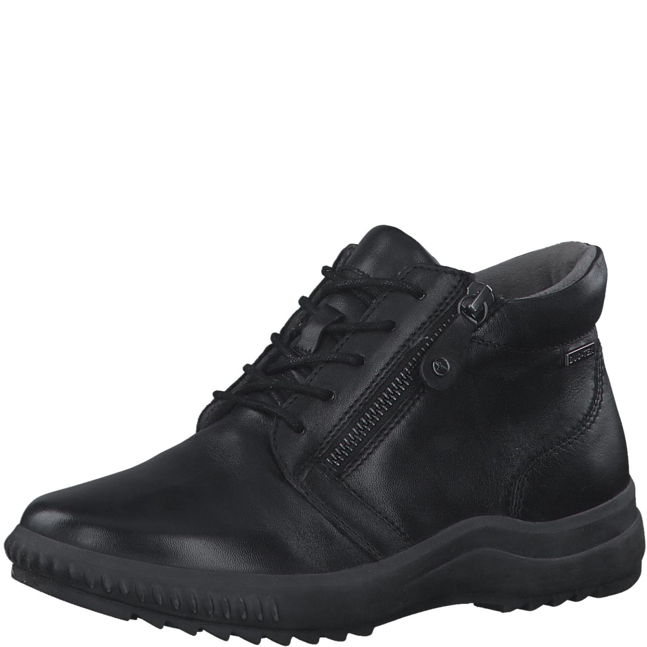 TAMARIS Schnür-Stiefeletten schwarz Schnürstiefelette, Schwarz