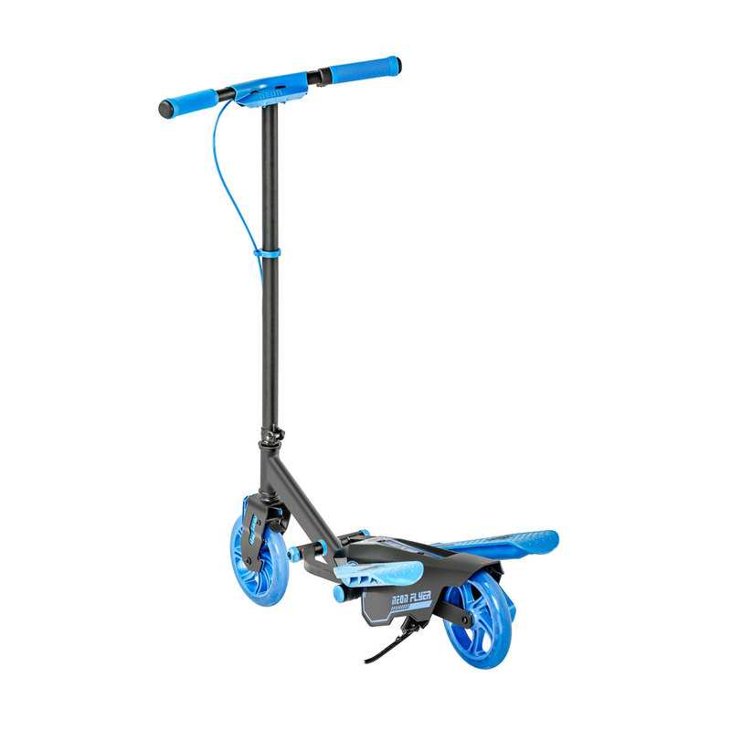 Trottinette Y flyer neon bleue non pliable