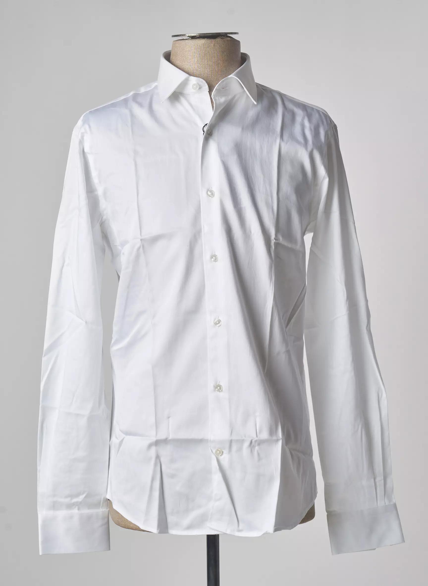 Griffe Noire Manches Longues Homme couleur blanc