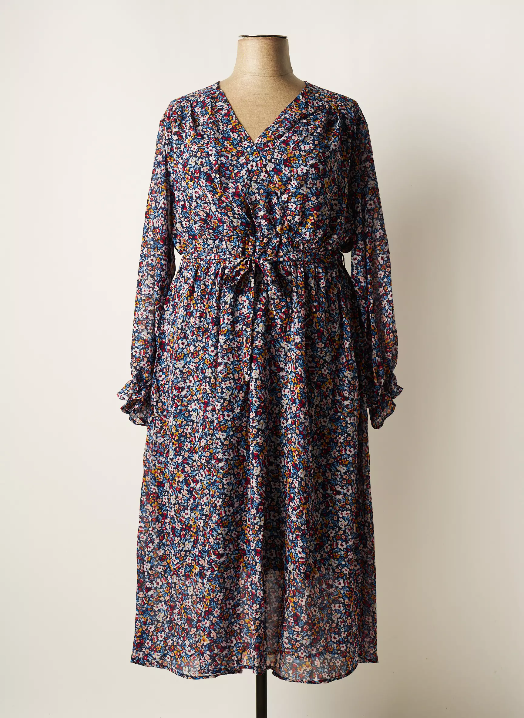 Pomme Rouge Robes Longues Femme couleur bleu