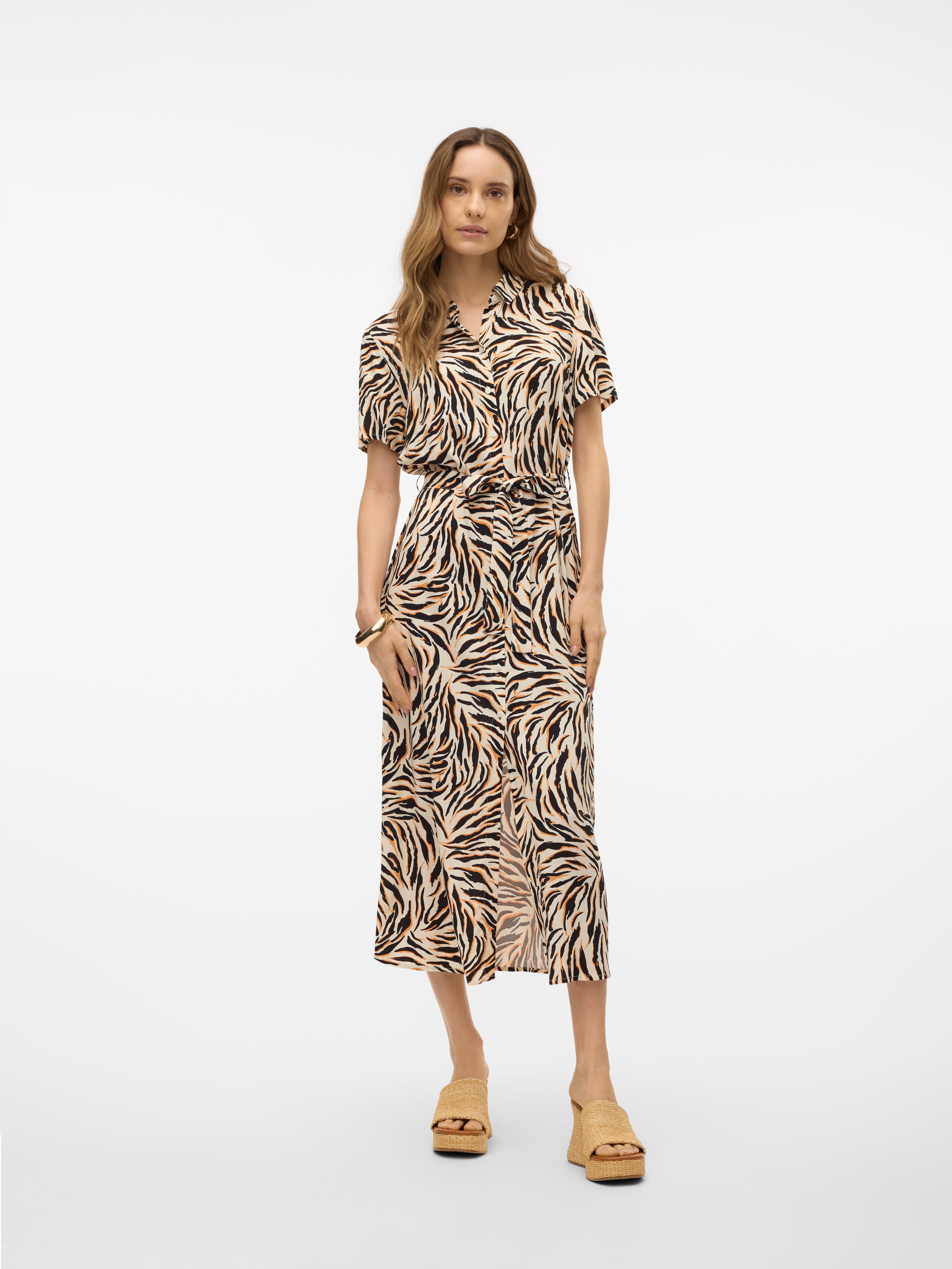 VMEASY Langes Kleid