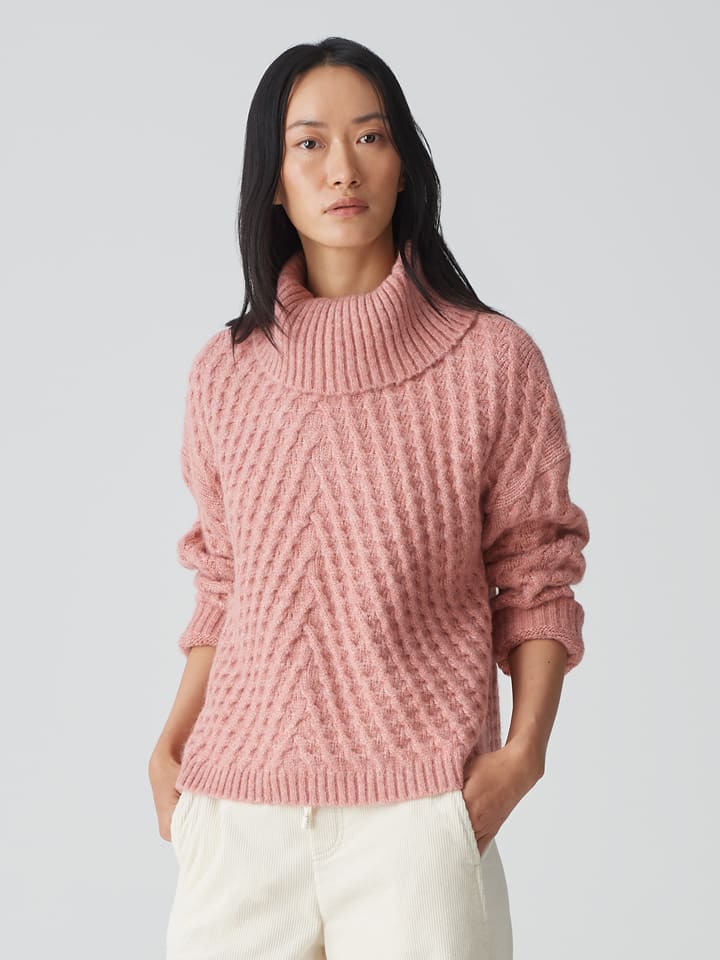 OPUS Rollkragenpullover in Rosa günstig kaufen