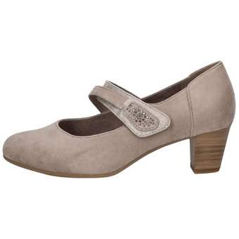 Jana Spangenpumps in beige