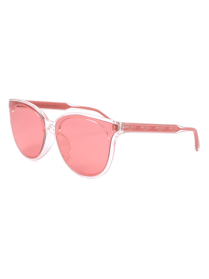 Jimmy Choo Damen-Sonnenbrille in Transparent/ Rosa günstig kaufen 67