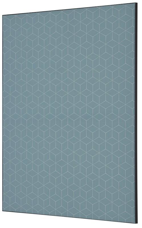 SHOWDOWN Textile Wanddekoration Hexagon Mehrfarbig Aluminium