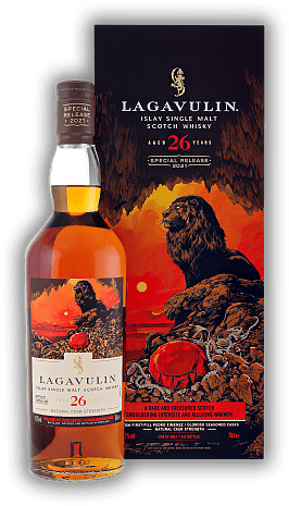 Lagavulin 26 Years 2021 Special Release 44,2% mit leicht beschädigter Innenverpackung Lagavulin 26 Years 2021 Special Release 44,2% mit leicht beschädigter Innenverpackung  Alter 26 J. - 0,7	 Liter - Vol 44,2%