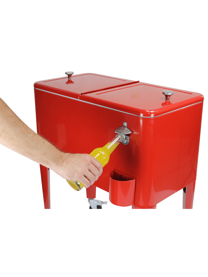 Beachtrekker Kailua Cooler - Kühlbox, Kühlwagen, Getränkekühler, Rot günstig kaufen onesize