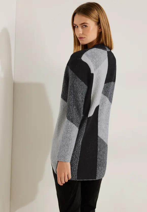 CECIL Offener Cardigan mit Muster
