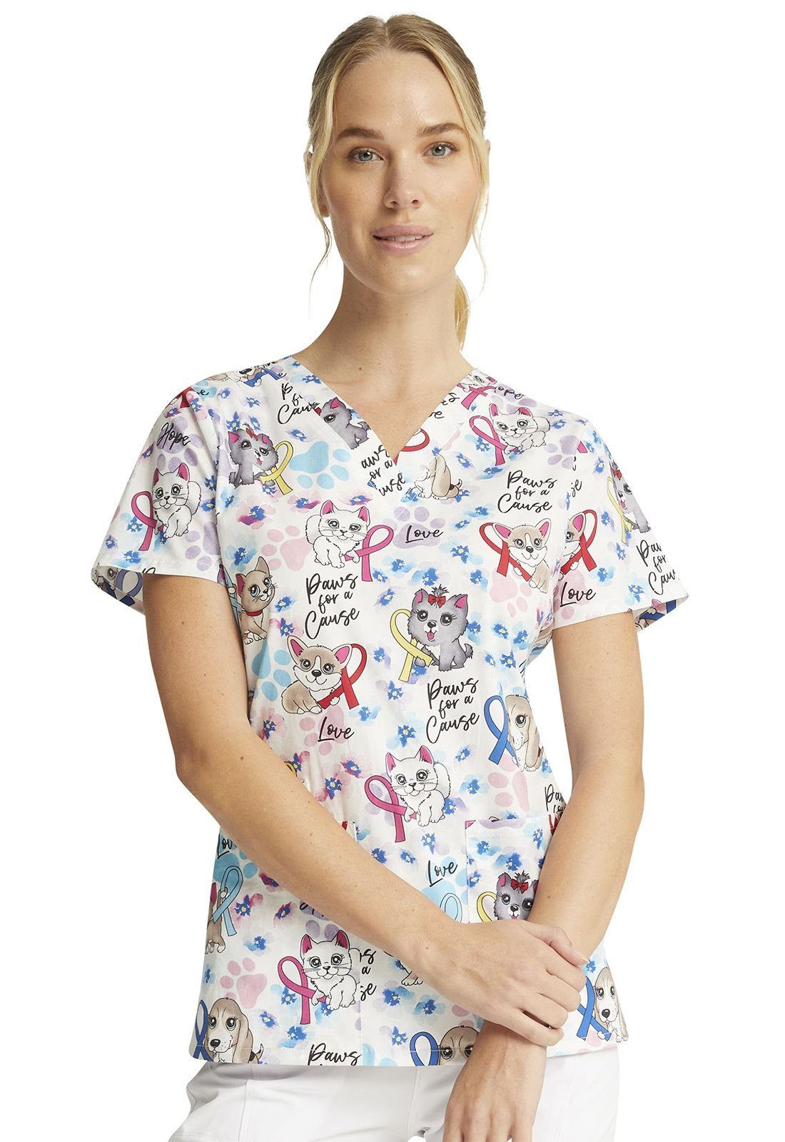Cherokee Funktionsbluse Bunt bedruckter Damen Kasack 