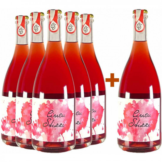 5+1 Paket Frizzante Cincu Stizzi Terre Siciliane IGP - Le Sette Aje