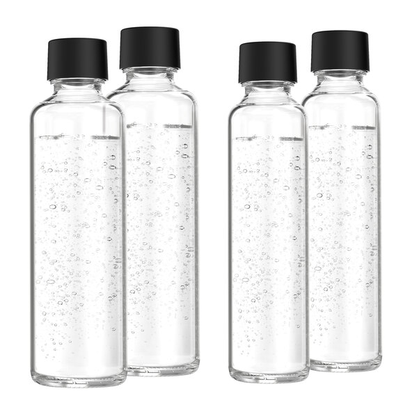 Glasflaschen, 0,6 l & 0,85 l, 4er Set