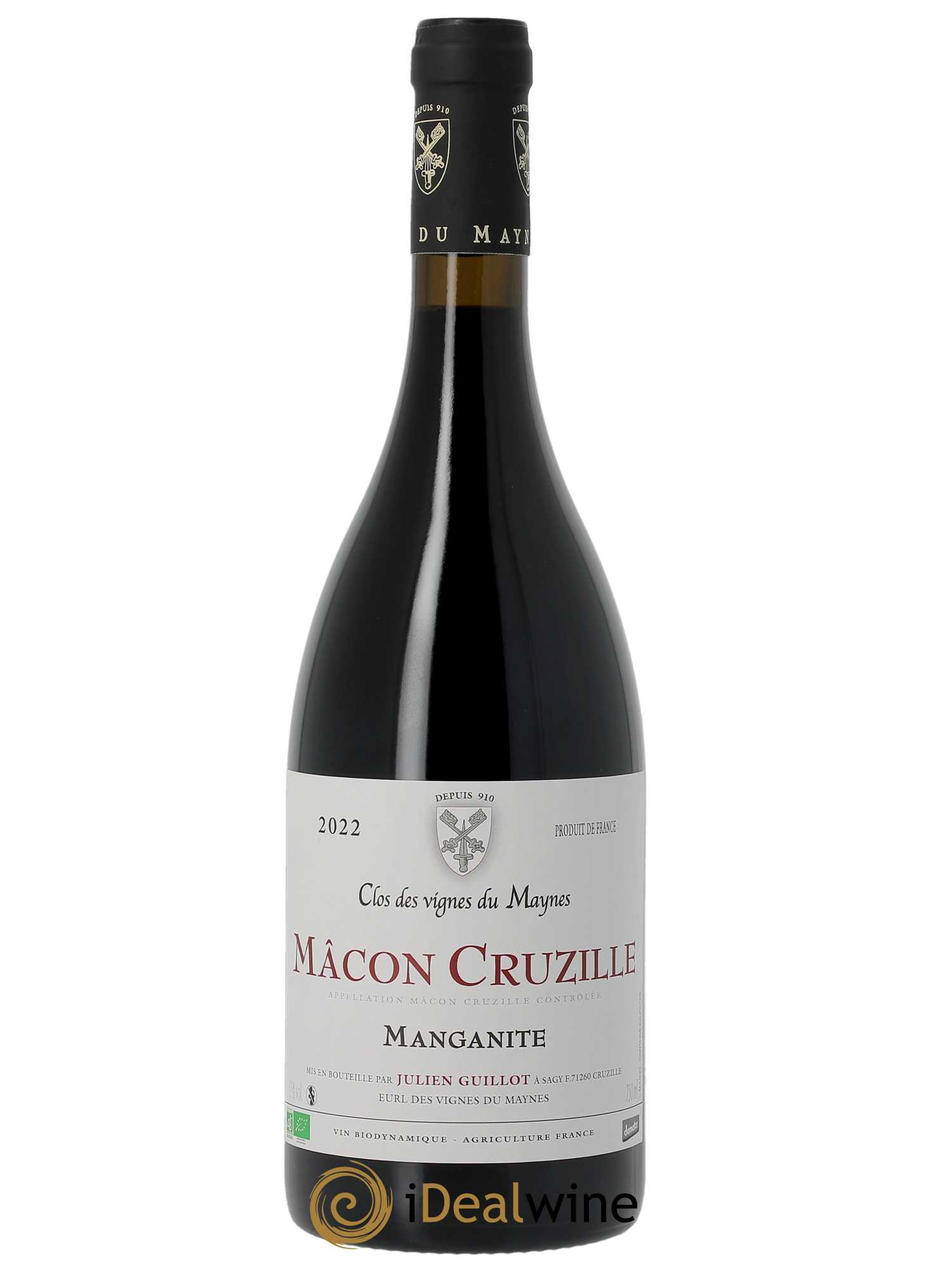 Mâcon-Cruzille Manganite Les Vignes du Maynes  2022 - Lot de 1 Bouteille