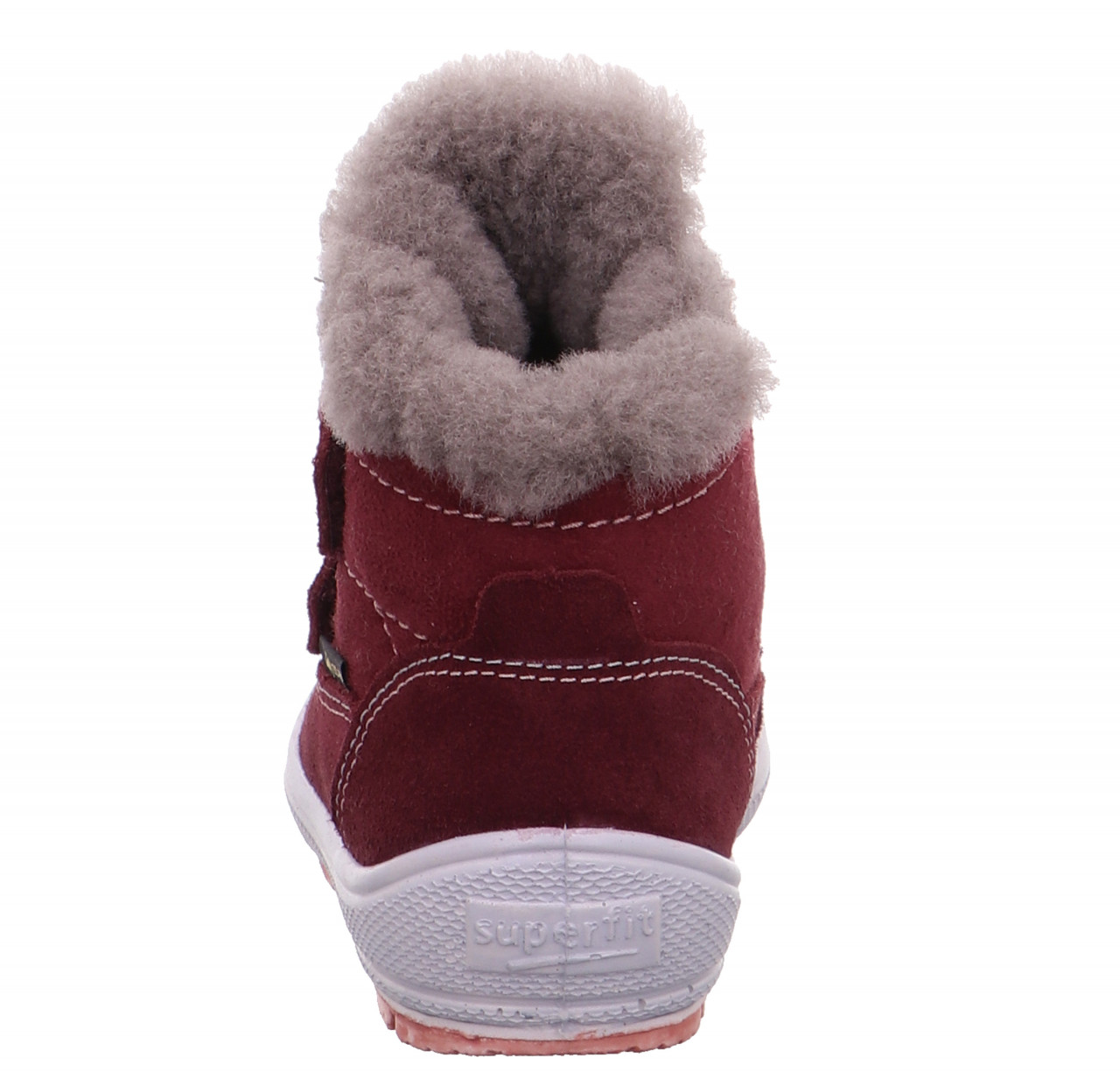 GROOVY - Rot/Rosa Boots mit Klettverschluss
