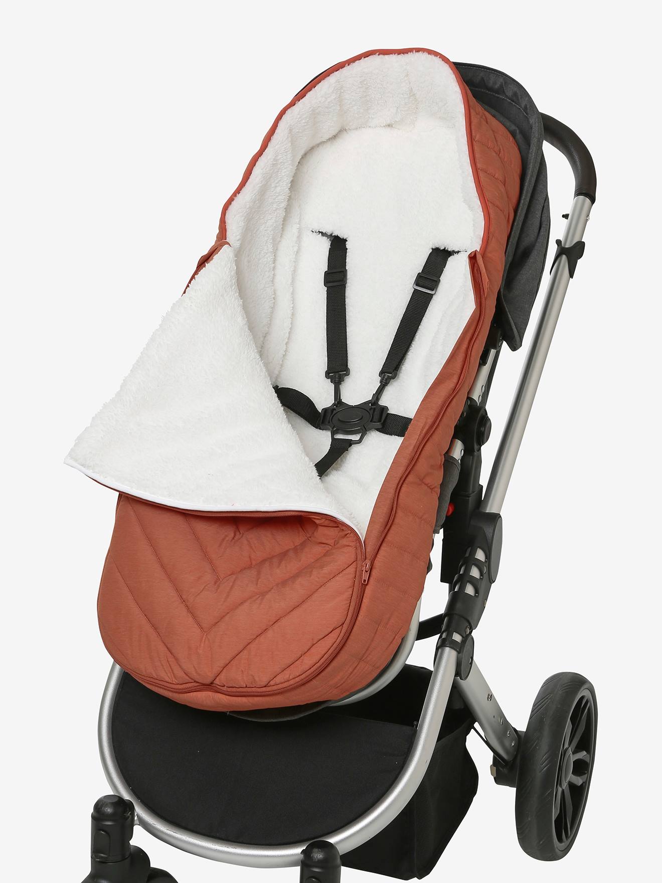 Vertbaudet Gesteppter Kinderwagen-Ausfahrsack - nachtblau