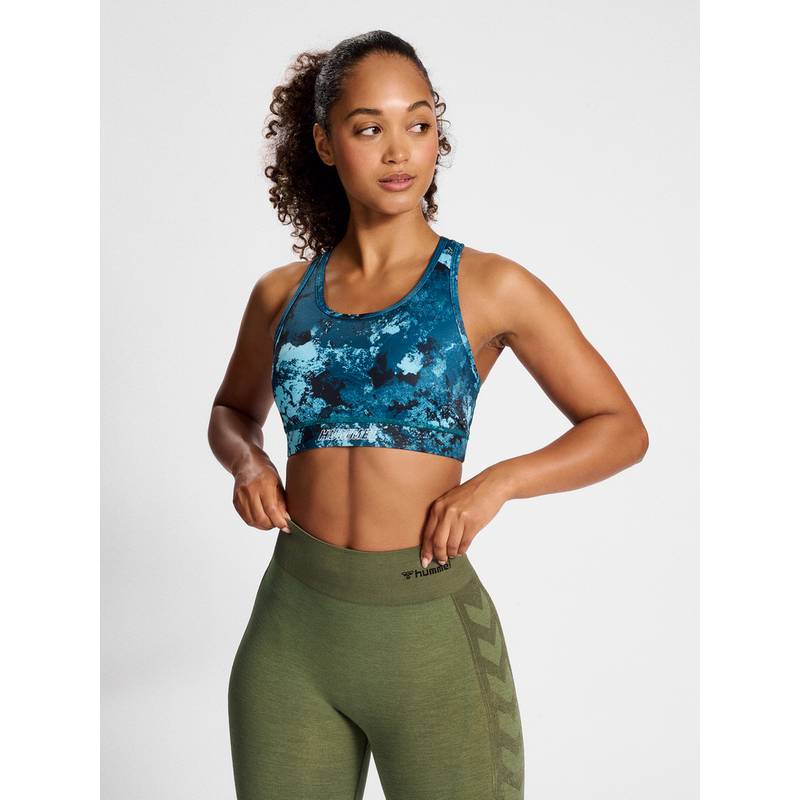 hummel hmlTE DIGI SANDSTORM AOP SPORTS BRA BH Damen