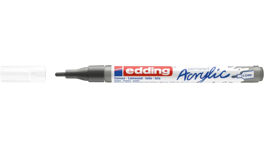 edding Acrylmarker 5300 fein anthrazit anthrazit