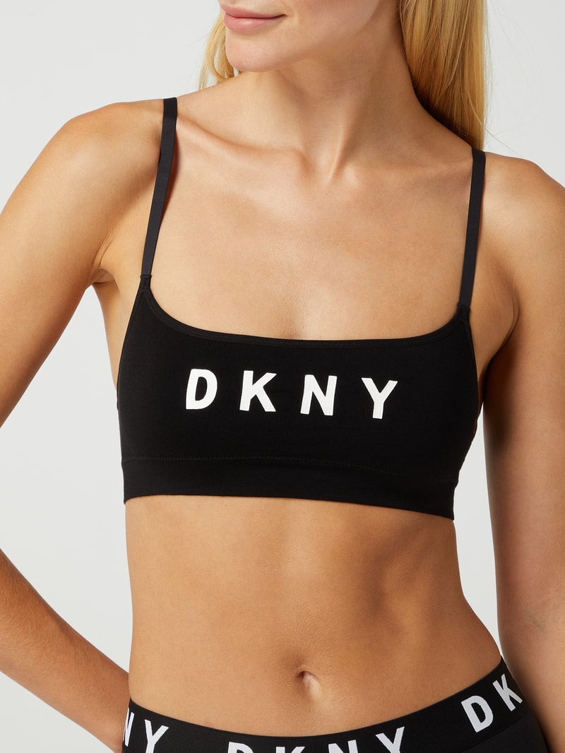 Bustier aus Lyocellmischung in schwarz