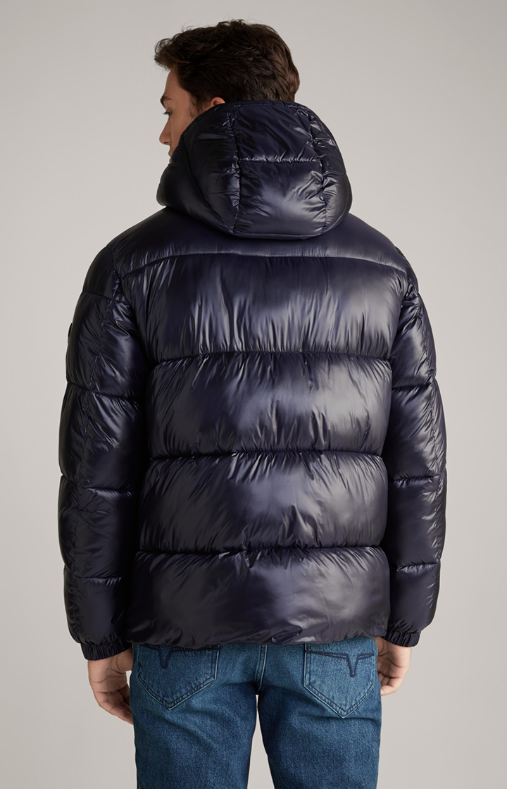 Steppjacke Ambro mit Kapuze in Dunkelblau