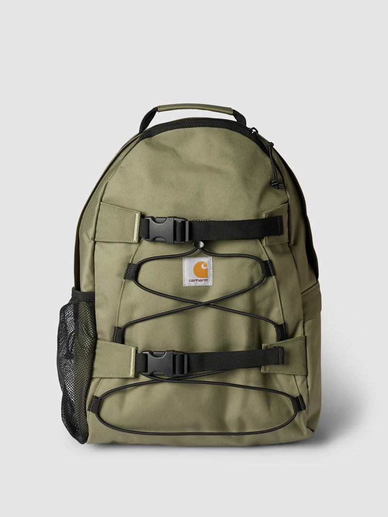 Rucksack mit Label-Detail Modell 'KICKFLIP' in grün