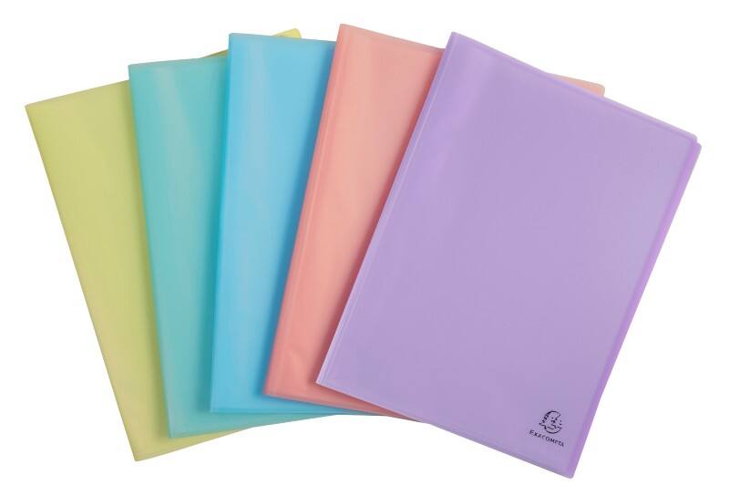 Exacompta Sichtbuch 88570E DIN A4 Farbig Sortiert PP (Polypropylen) 24 x 33 cm 5 Stück