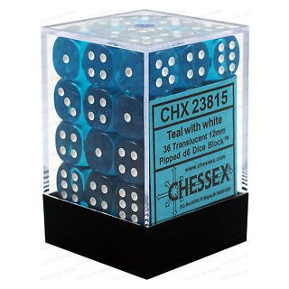 Teal/White 36xW6 Set (transparent)