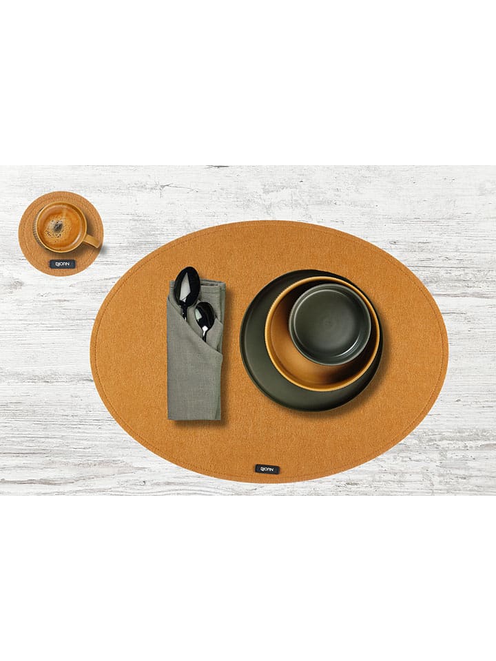 Björn 6er-Set: Tischsets in Hellbraun - (L)45 x (B)33 cm günstig kaufen onesize