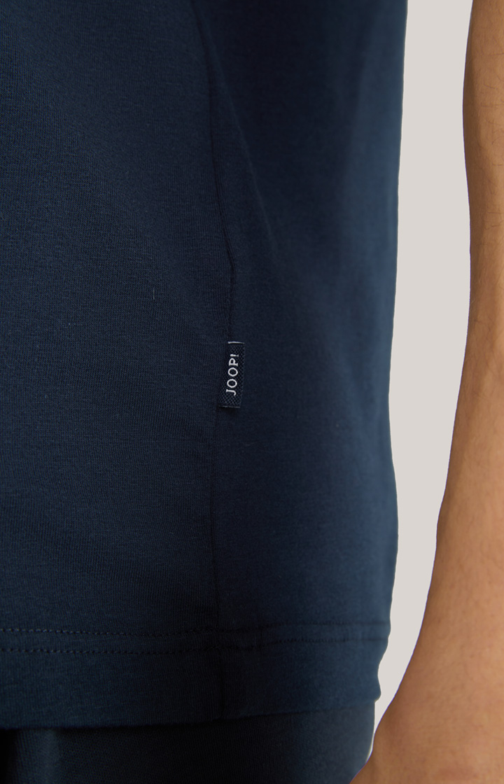 Loungewear T-Shirt in Dunkelblau
