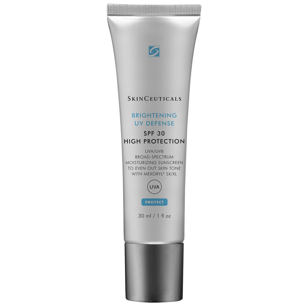 SkinCeuticals BRIGHTENING UV DEFENSE SPF 30 Protection Solaire Visage Hydratante Eclat et Tâches Haute Protection Indice 30