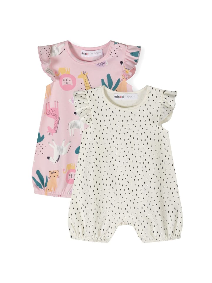Minoti 2er. Set: Strampler 24babypack22 in weiß günstig kaufen