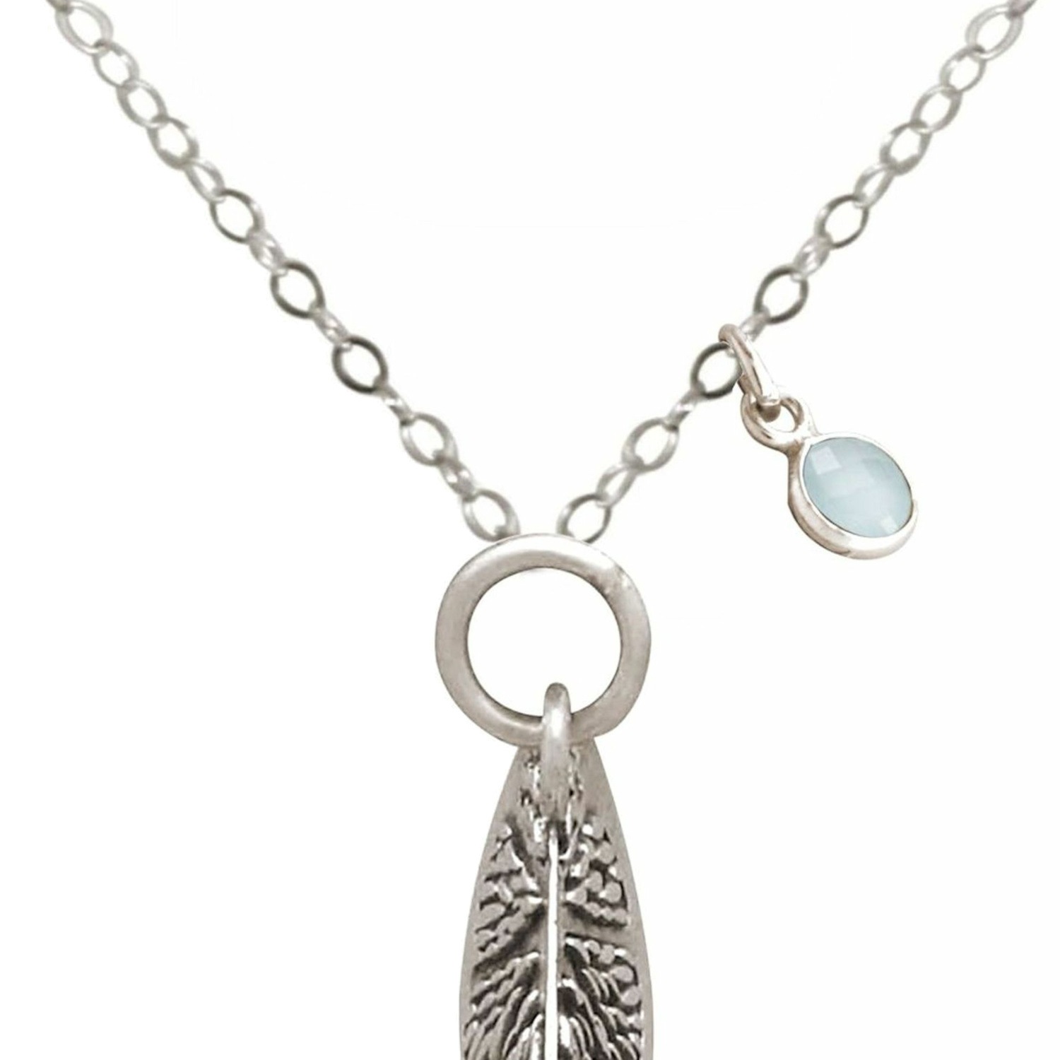 Kette mit Anhänger 'ORANGE Chalcedon'