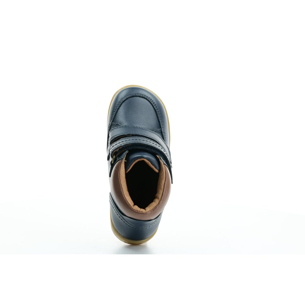 Bobux Timber Navy dunkel blaue Barfuß-Stiefeletten