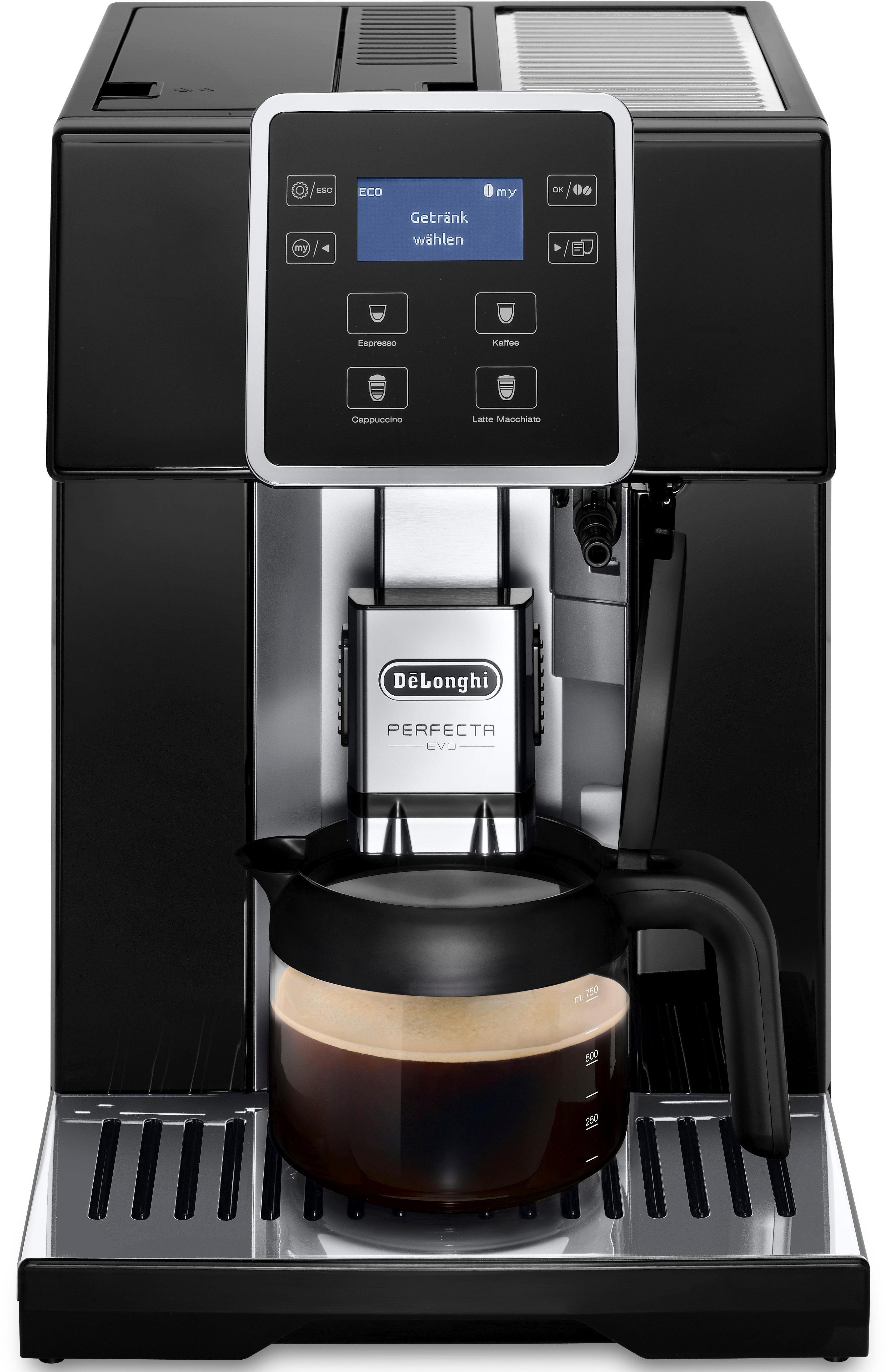 De'Longhi Kaffeevollautomat Perfecta Evo ESAM 428.40.BS, Kaffeekannenfunktion, inkl. Pflegeset im Wert von € 31,99 UVP