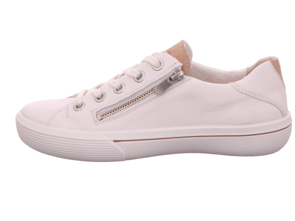 SUPERFIT Freizeit Schnürer weiss Halbschuh Leder  FRESH
