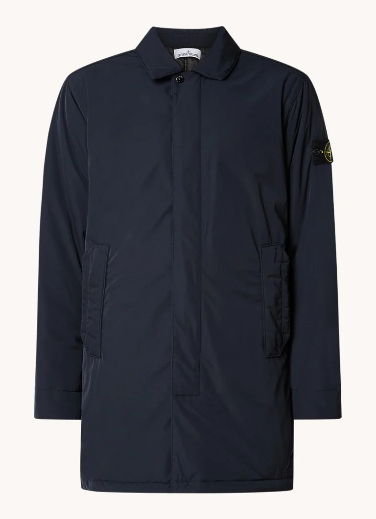 Parka matlasată Stone Island 06A02 cu logo