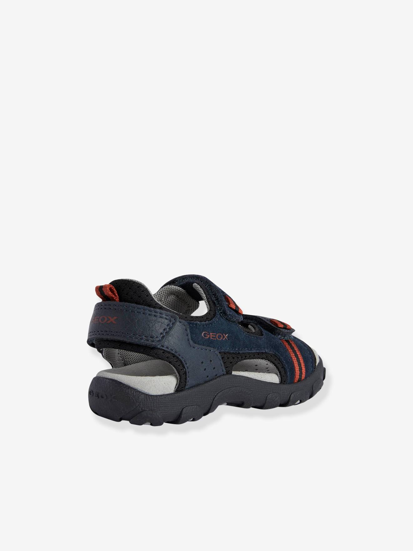 Geox Jungen Sandalen J.S. STRADA A MESH+ GEOX - marine