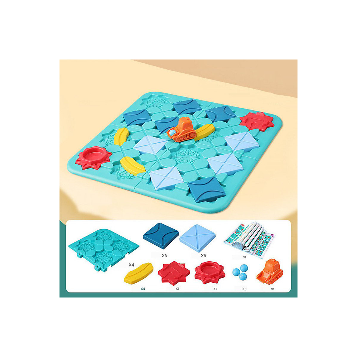 Auto Straßenlabyrinth Kinder Spielzeug Familie Tisch Brettspiel Pädagogisches Denken
