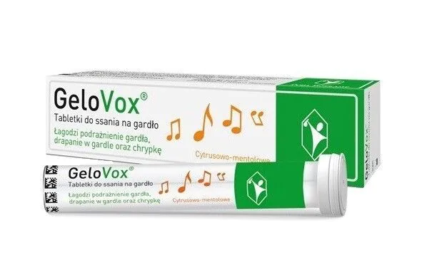 Gelovox, Pastile za grlo, okus citrusa i mentola